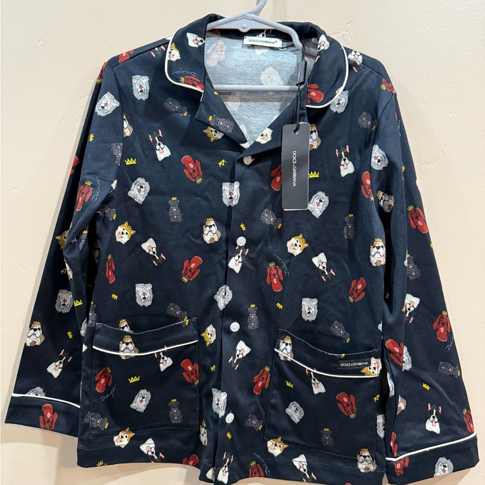 Dolce&gabbana shirt silk for boy sleepwear